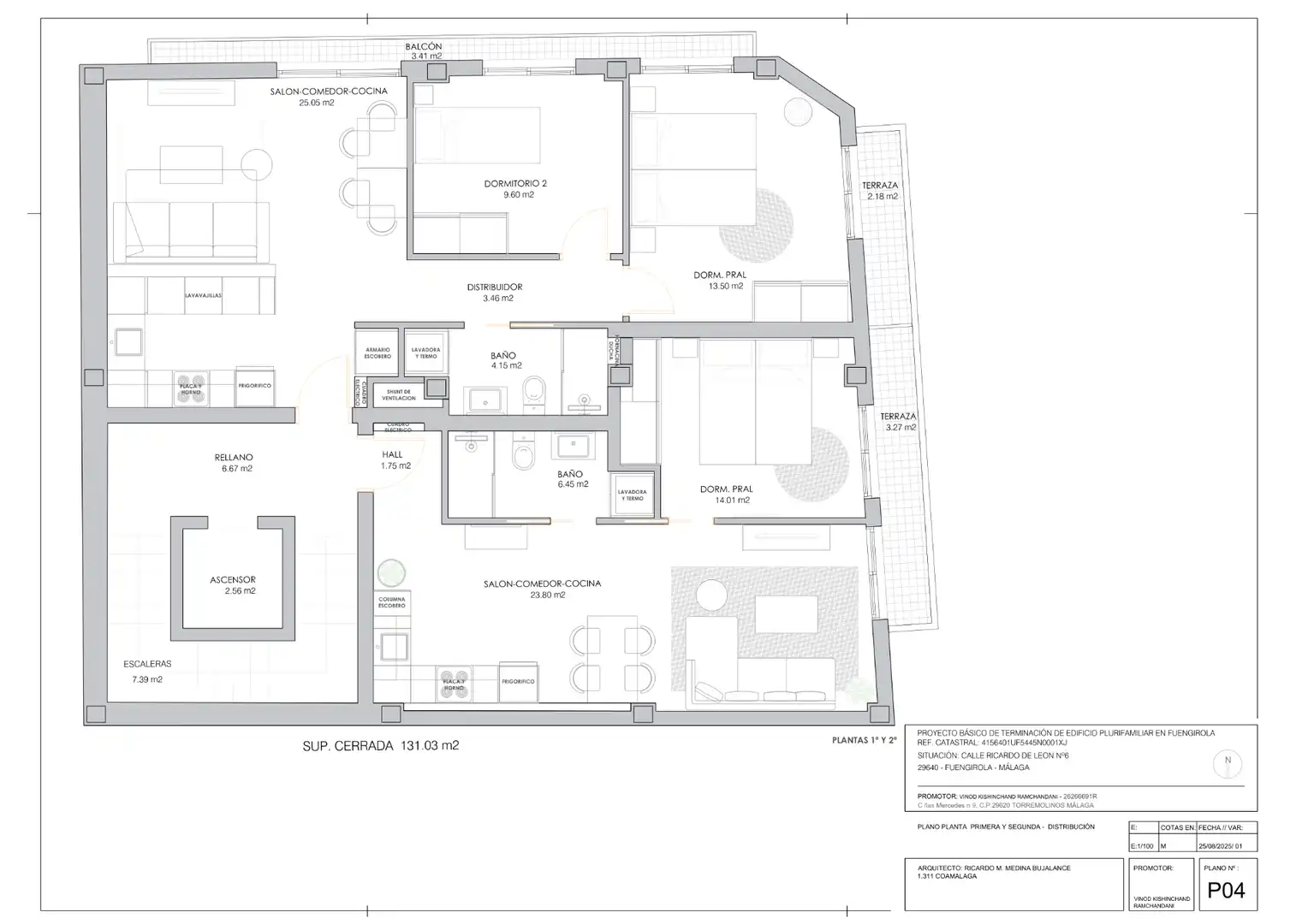 Residenziale con ascensore in vendita a Calle Ricardo León 11, imagen 3