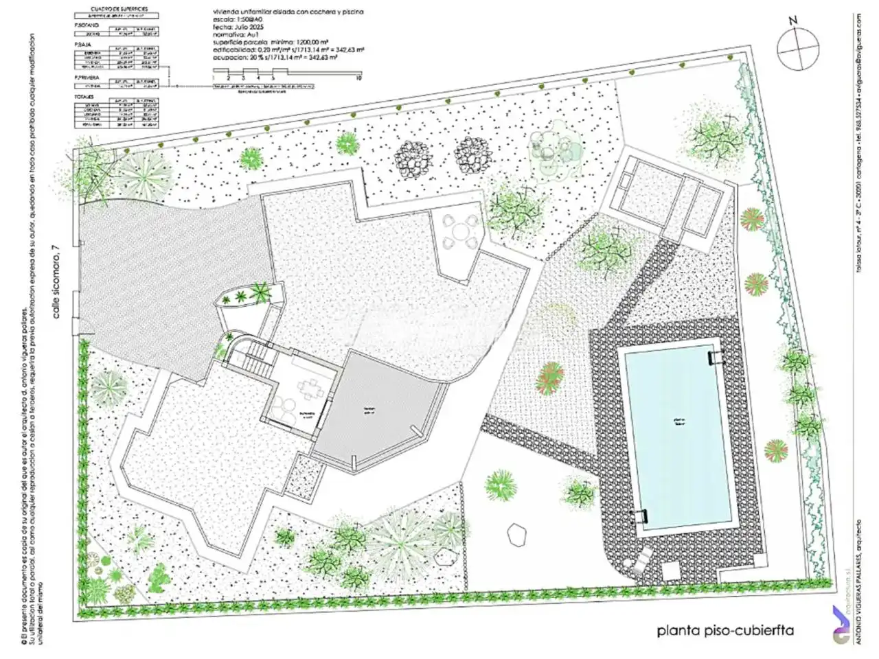 Jardí de Casa o xalet en venda en Cartagena amb Aire condicionat, Jardí privat i Terrassa