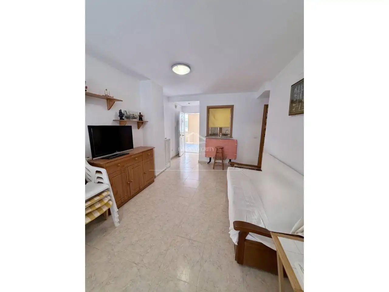 Sala d'estar de Apartament en venda en Oropesa del Mar / Orpesa amb Aire condicionat, Terrassa i Moblat