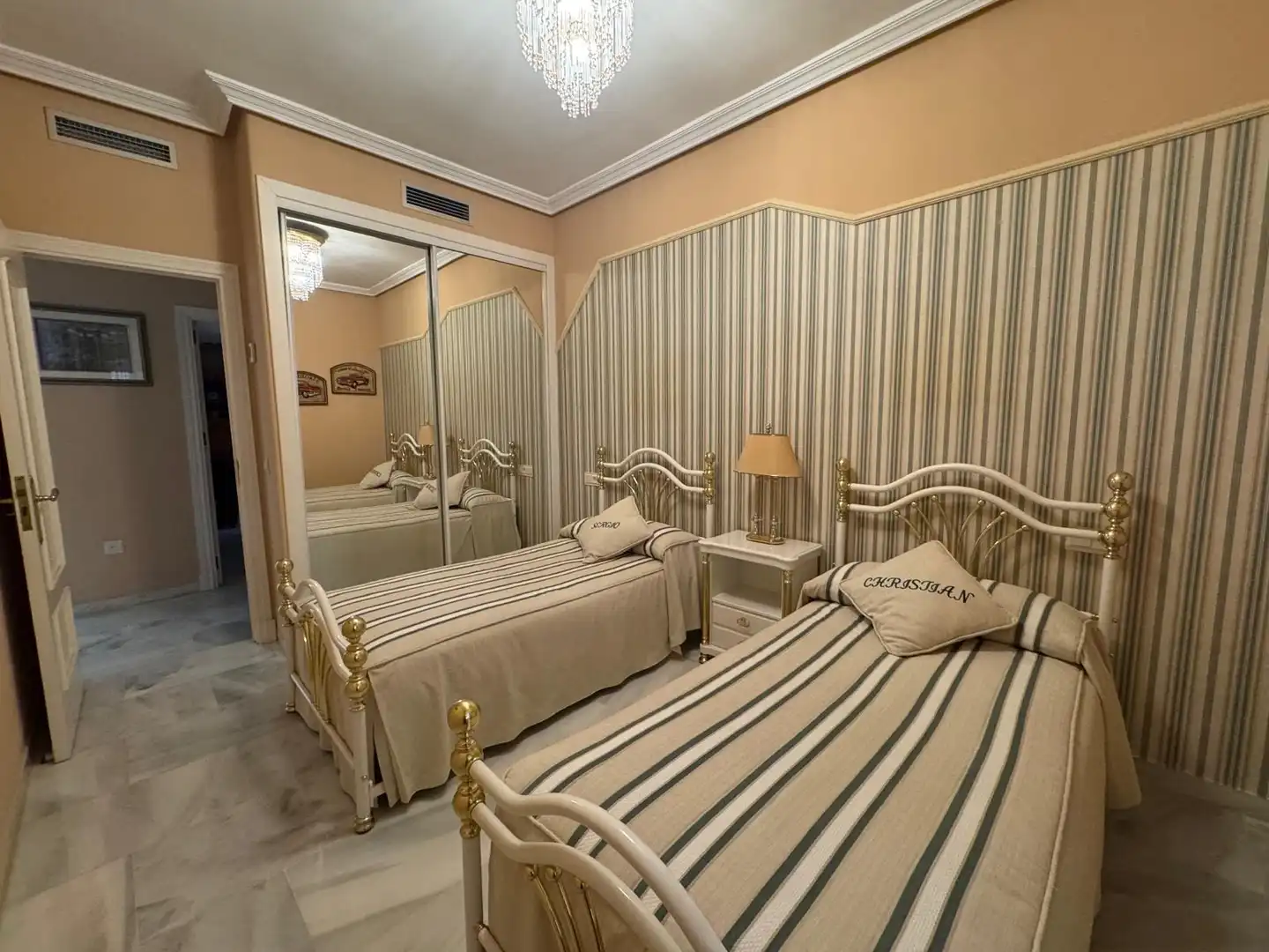 Bedroom of Flat for sale in Jerez de la Frontera  with Air Conditioner, Private garden and Terrace