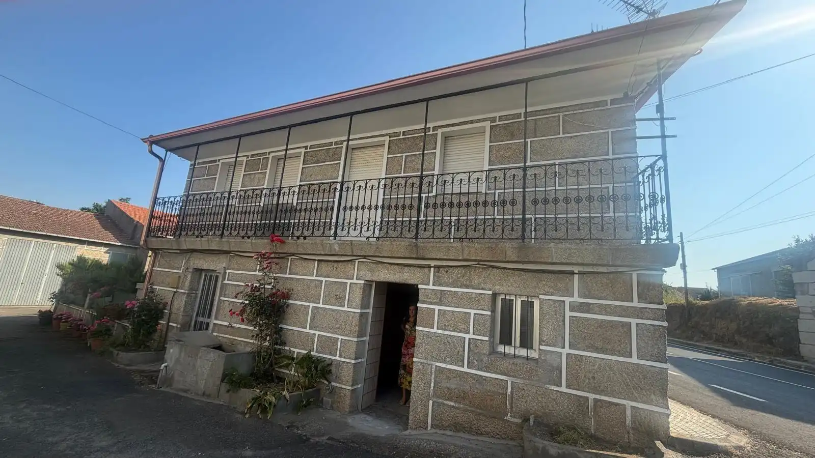 Vista exterior de Casa o xalet de lloguer en Trasmiras amb Calefacció, Moblat i Balcó