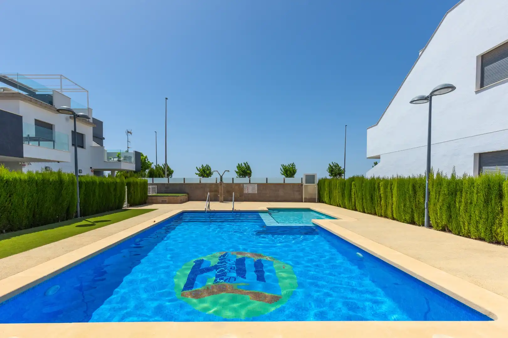 Swimming pool of Ground floor for sale in Pilar de la Horadada  with Air Conditioner, Terrace and Swimming Pool