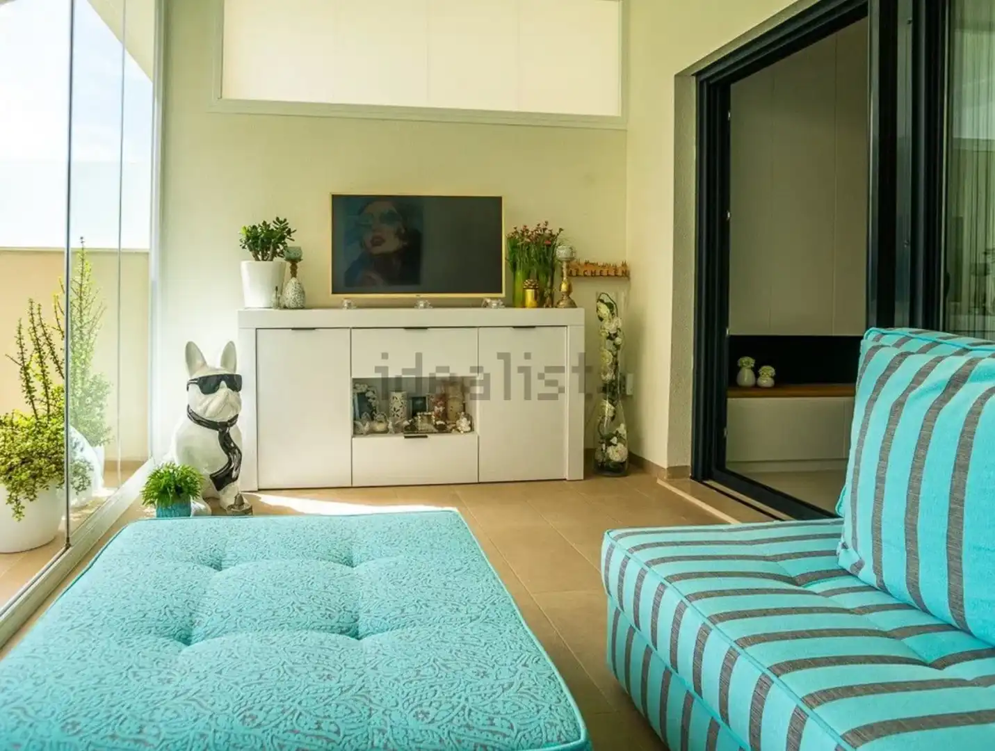Sala de estar de Casa o chalet en venta en Pilar de la Horadada con Aire acondicionado, Terraza y Piscina