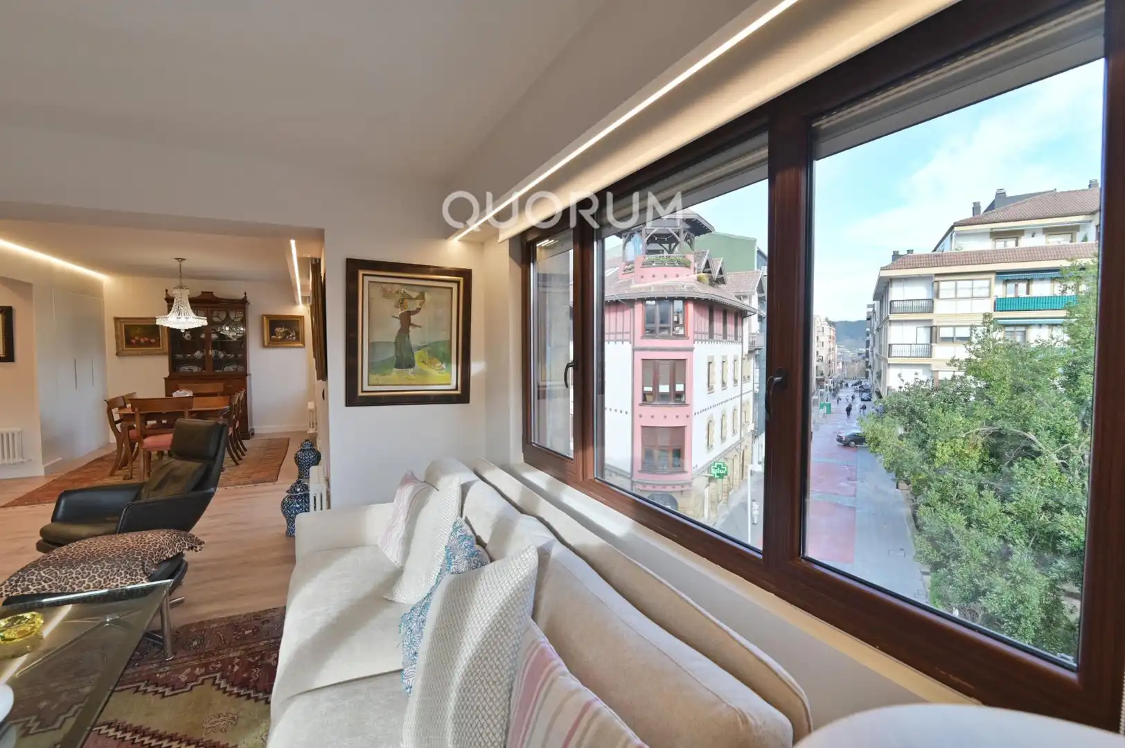 Sala de estar de Piso en venta en Getxo  con Calefacción, Terraza y Trastero