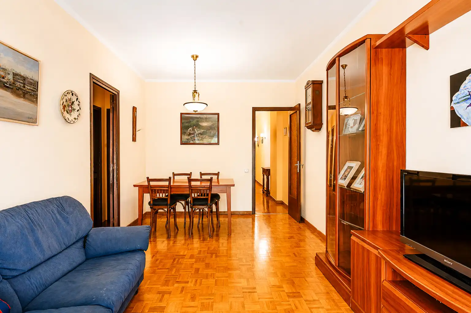 Sala de estar de Piso en venta en Barcelona con Calefacción