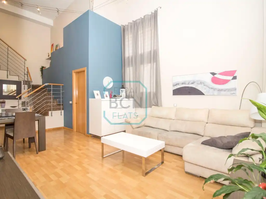 Wohnzimmer von Maisonette zum Verkauf in Barcelona