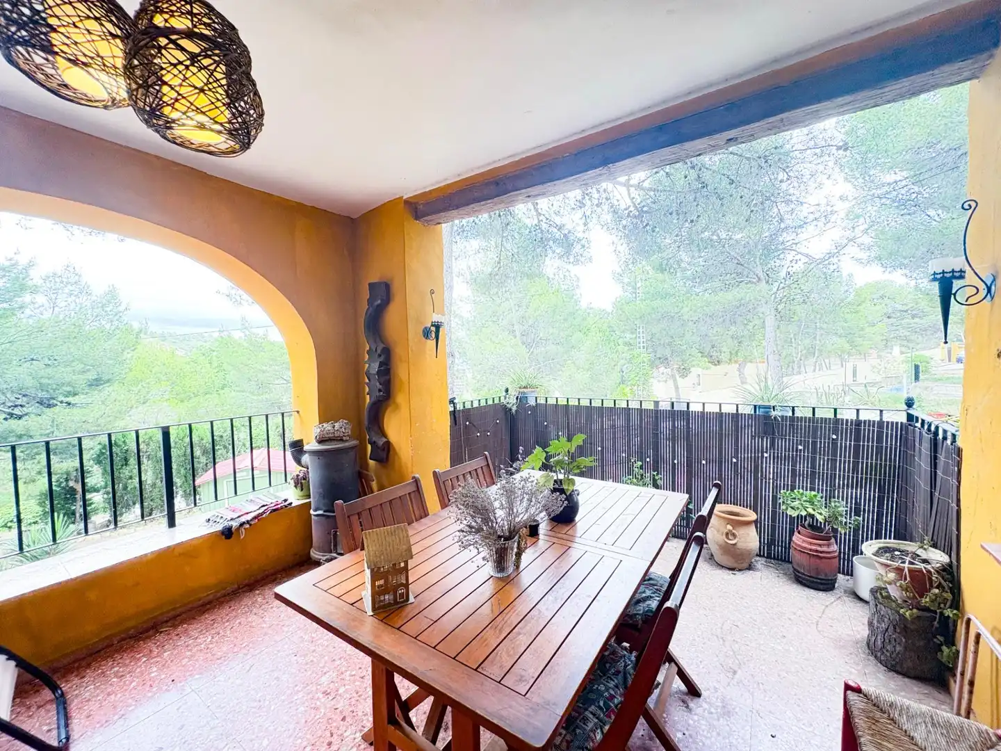 Terraza de Casa o chalet en venta en Tibi con Aire acondicionado, Calefacción y Jardín privado