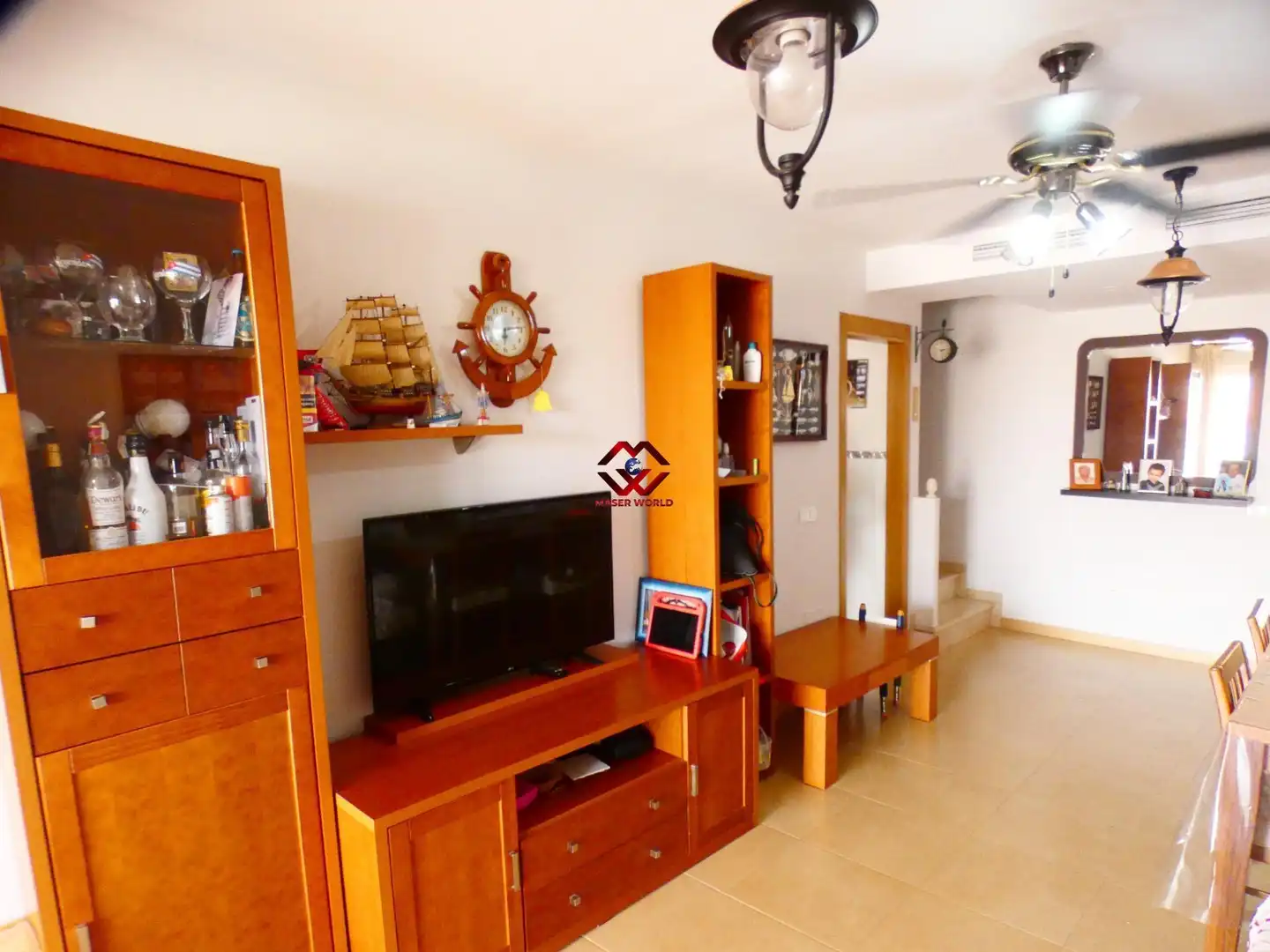 Living room of Attic for sale in Cartagena  with Air Conditioner, Terrace and Furnished