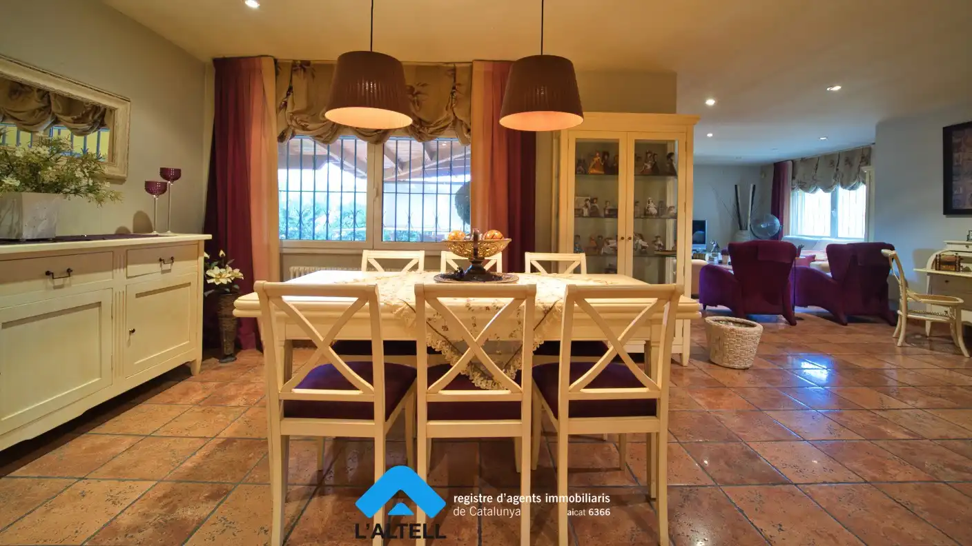 Dining room of Houses for sale in L'Ametlla del Vallès  with Air Conditioner, Heating and Private garden