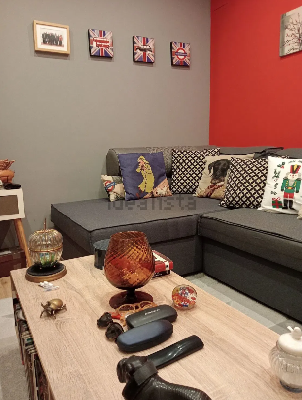 Living room of Flat for sale in Sestao   with Heating, Furnished and Oven
