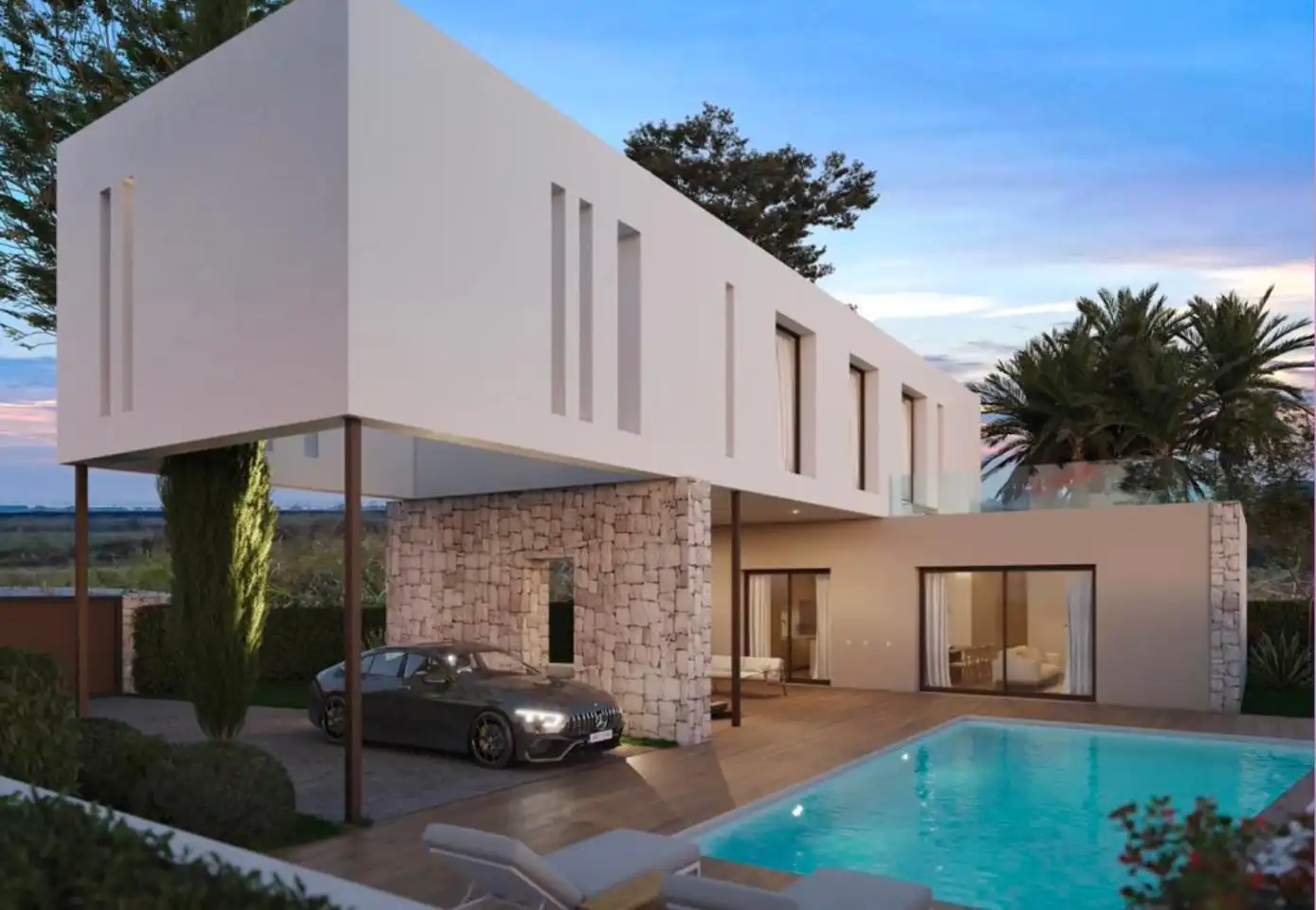 Casa con piscina en venta en Santa Eulària