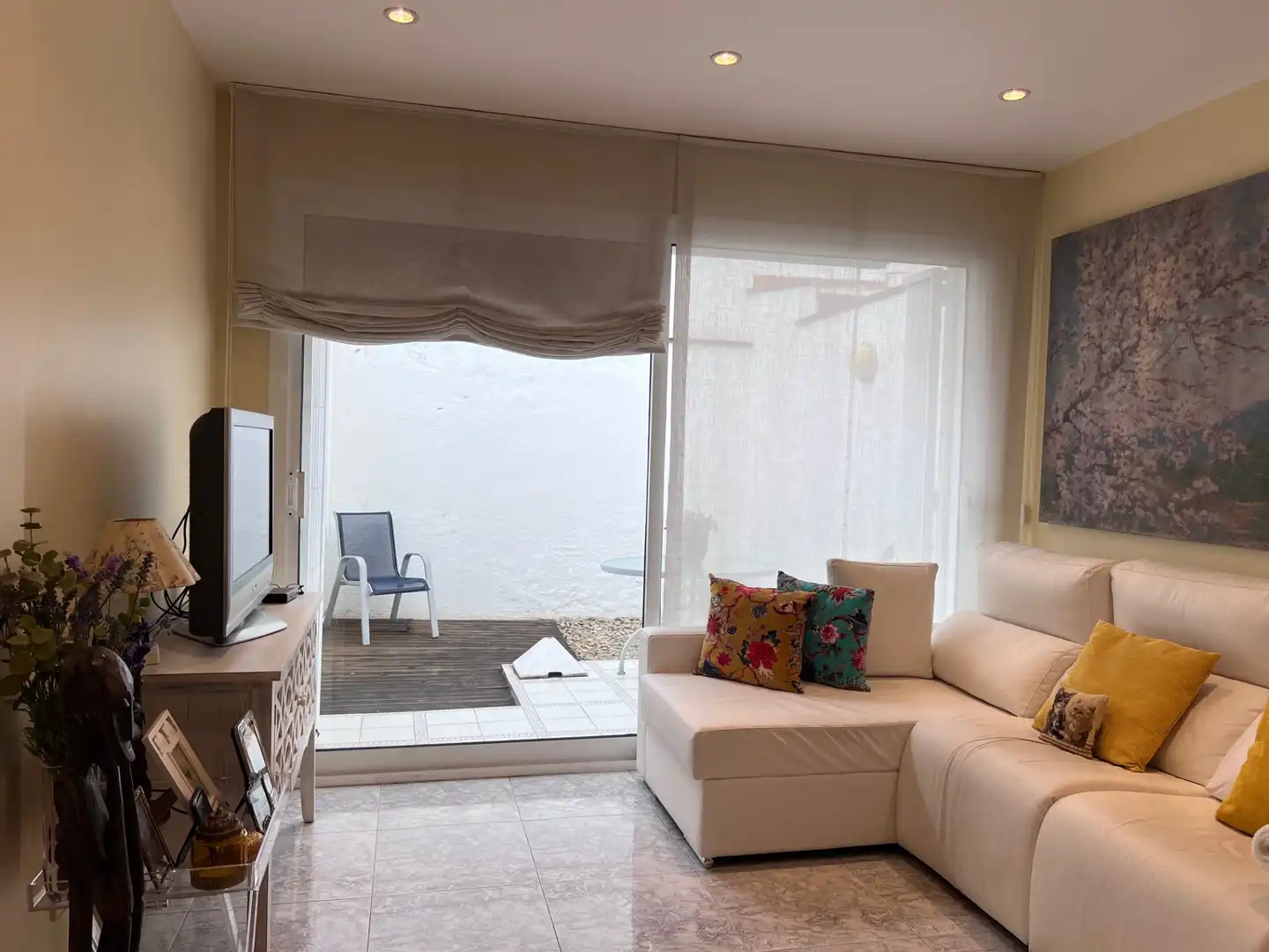 Sala de estar de Casa o chalet en venta en Badalona con Aire acondicionado, Calefacción y Terraza