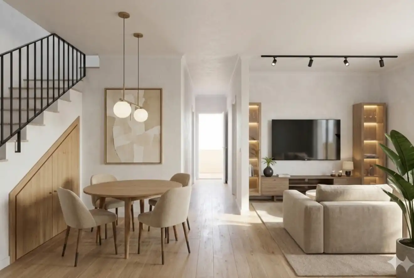 Wohnzimmer von Dachboden zum Verkauf in Torrevieja mit Terrasse und Balkon