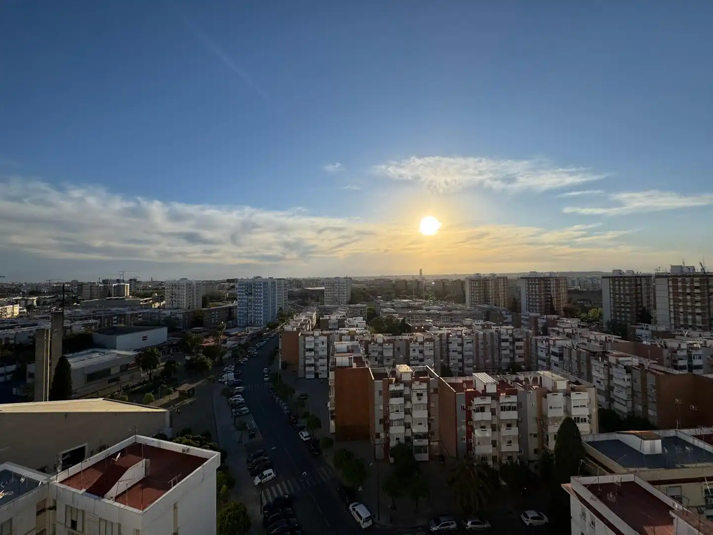Vista exterior de Piso en venta en Sevilla con Terraza