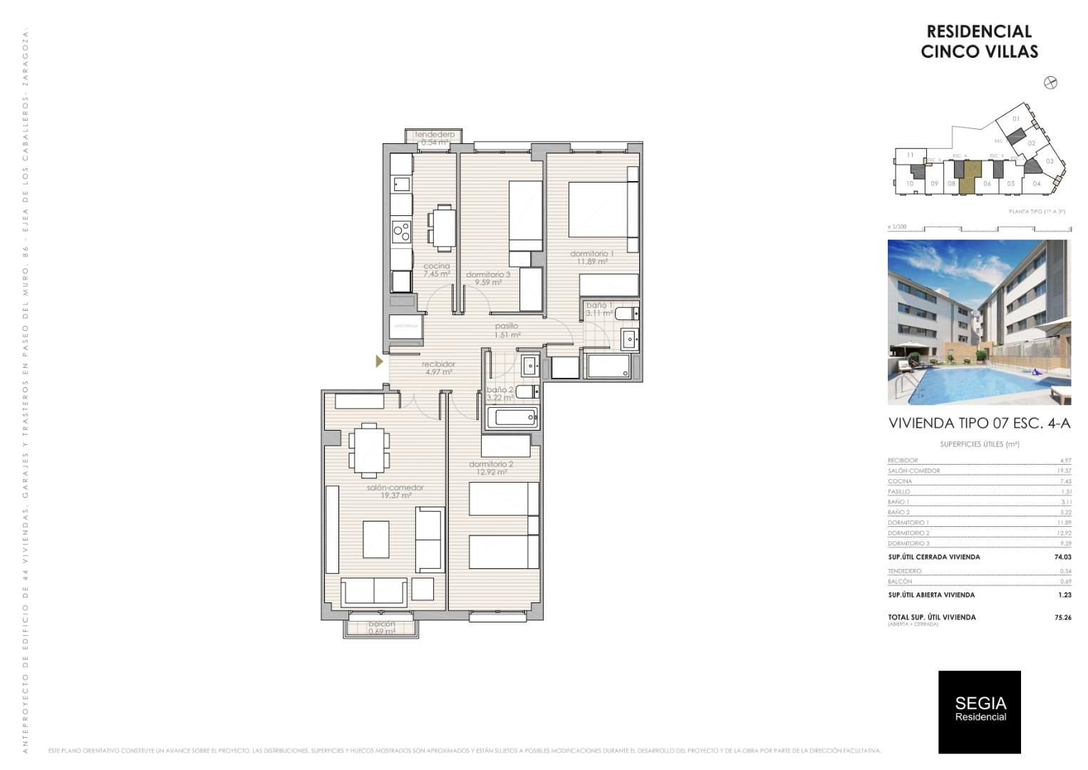 Flat for sale in Ejea de los Caballeros
