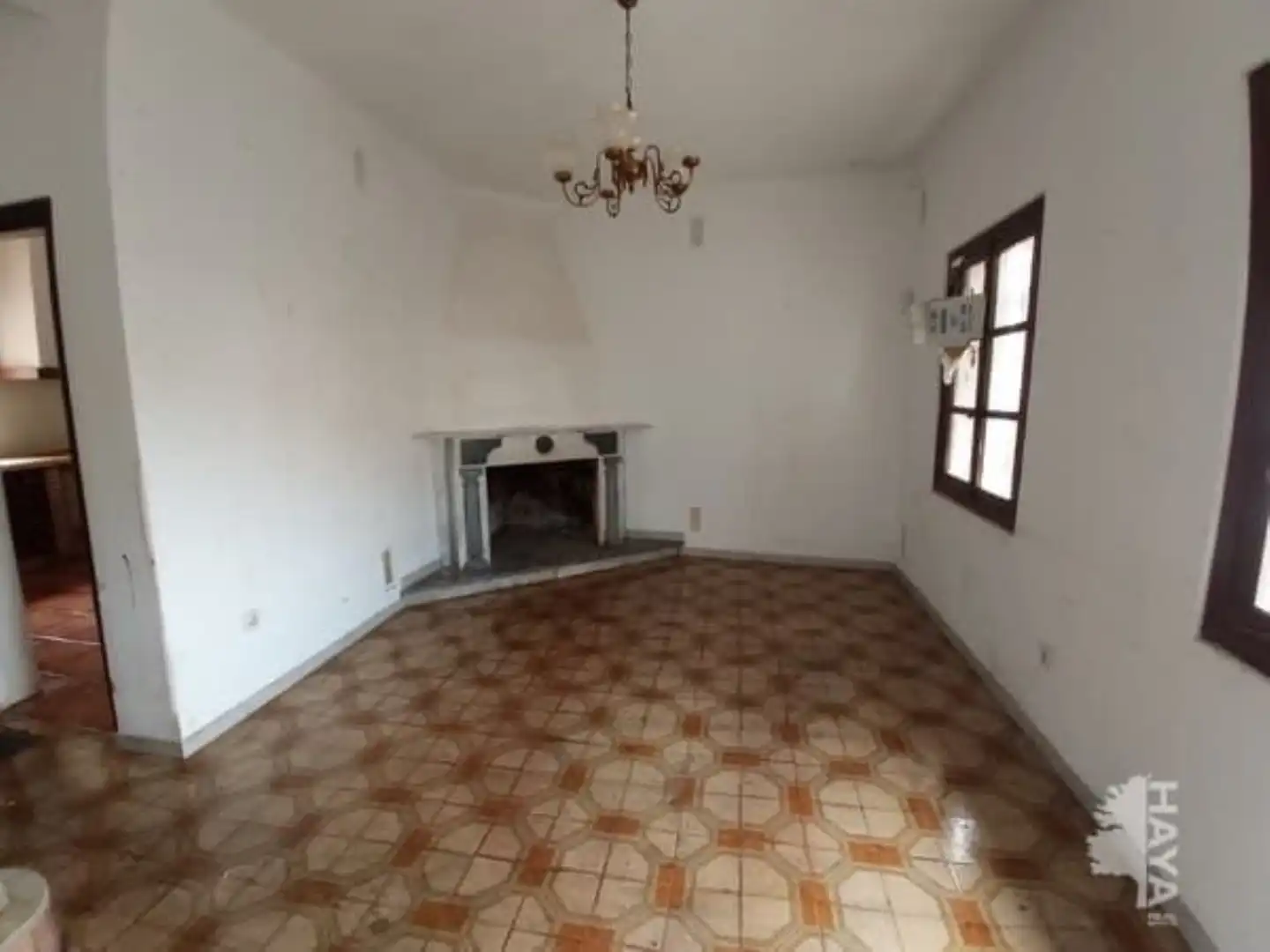 Sala de estar de Casa adosada en venta en El Robledo   con Calefacción, Jardín privado y Terraza