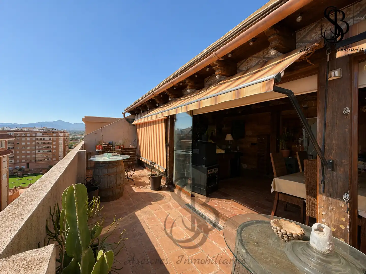 Terraza de Ático en venta en San Vicente del Raspeig / Sant Vicent del Raspeig con Aire acondicionado, Calefacción y Parquet