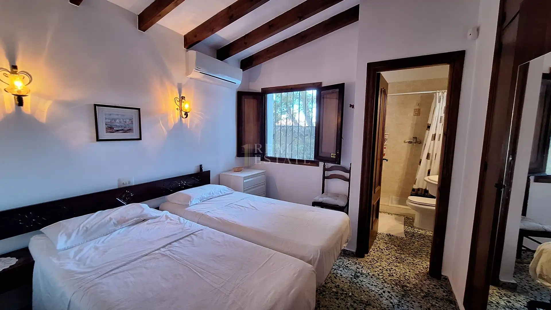Bedroom of Houses for sale in Moraira  with Air Conditioner, Terrace and Swimming Pool
