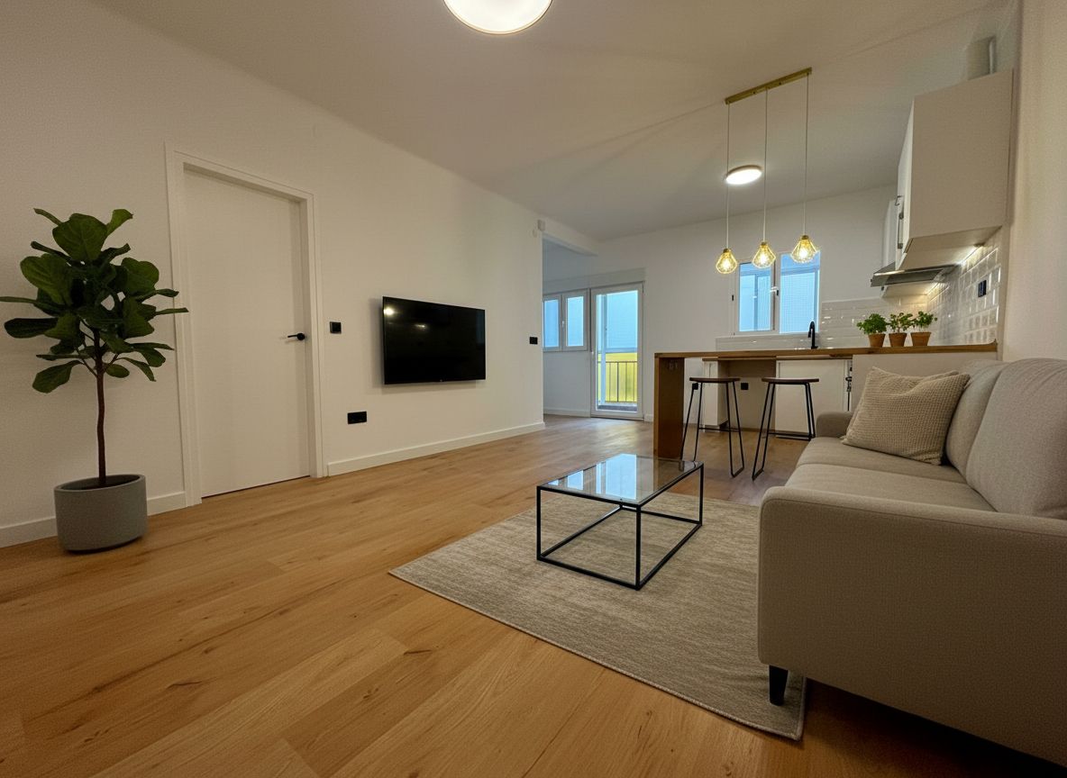 Living room of Attic for sale in Mataró  with Heating, Parquet flooring and Terrace