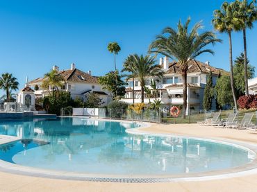 Apartament amb piscina en venda a Milla de Oro