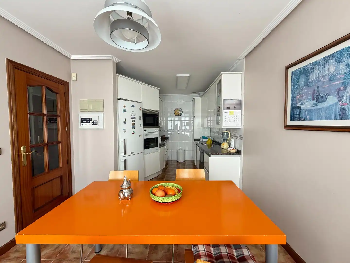 Cocina de Casa adosada en venta en Lasarte-Oria con Calefacción, Jardín privado y Parquet