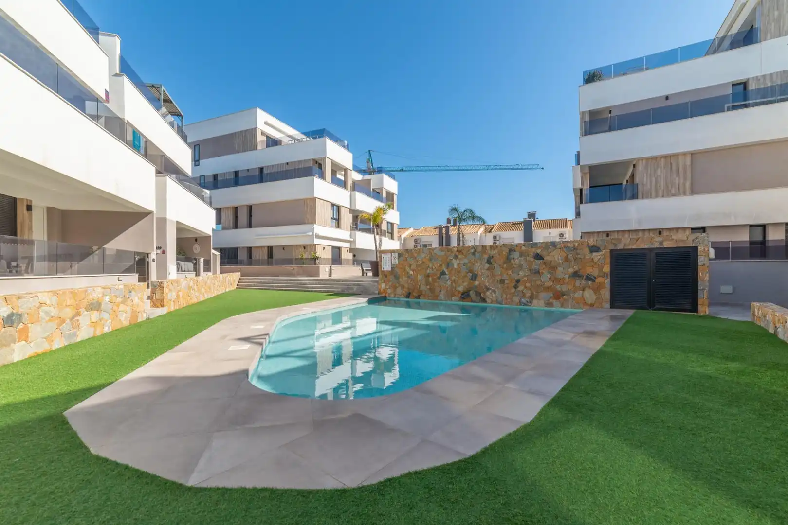 Piscina de Planta baja en venta en San Javier con Aire acondicionado, Terraza y Trastero