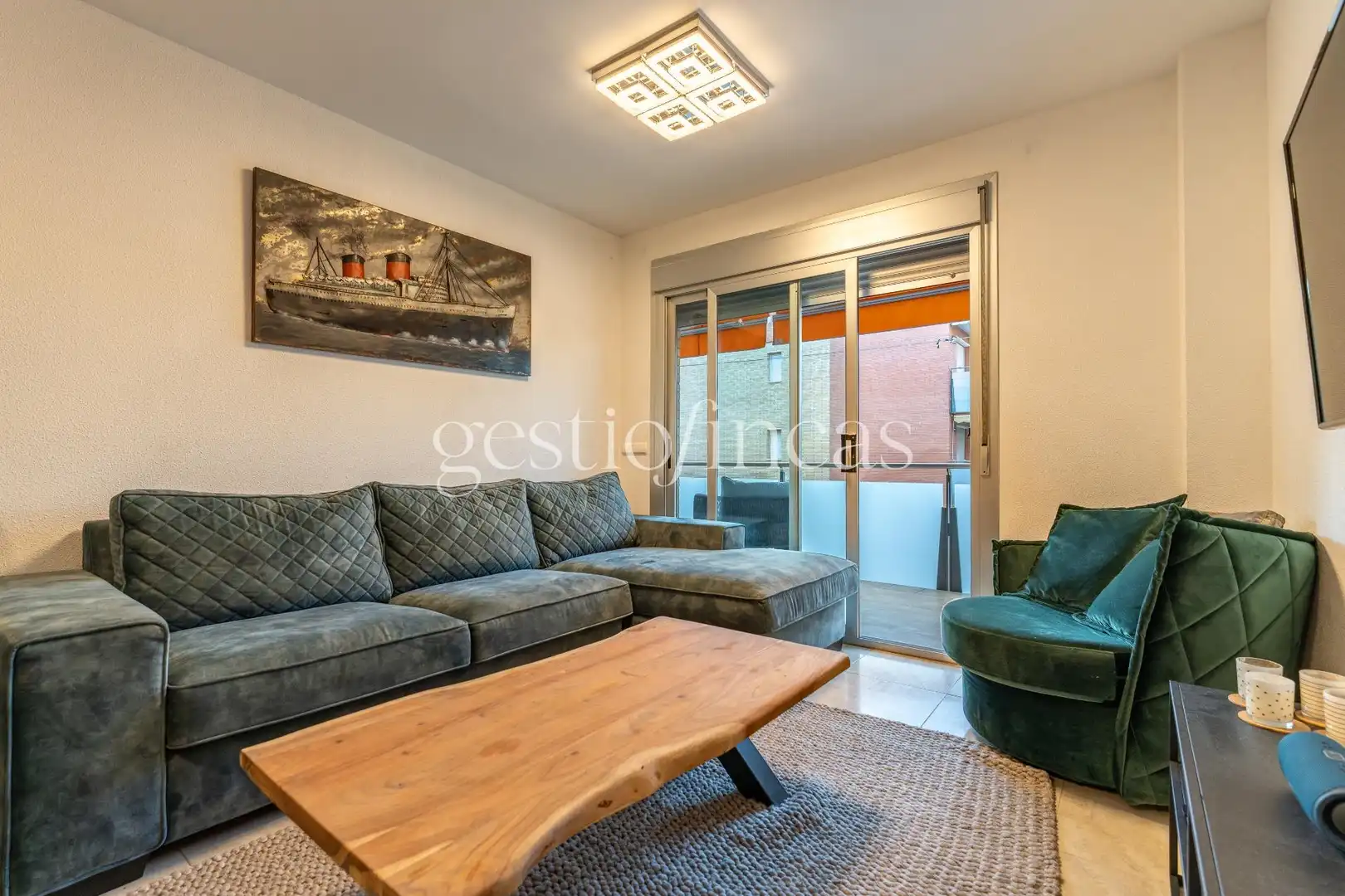 Living room of Flat for sale in Cambrils  with Air Conditioner, Heating and Private garden