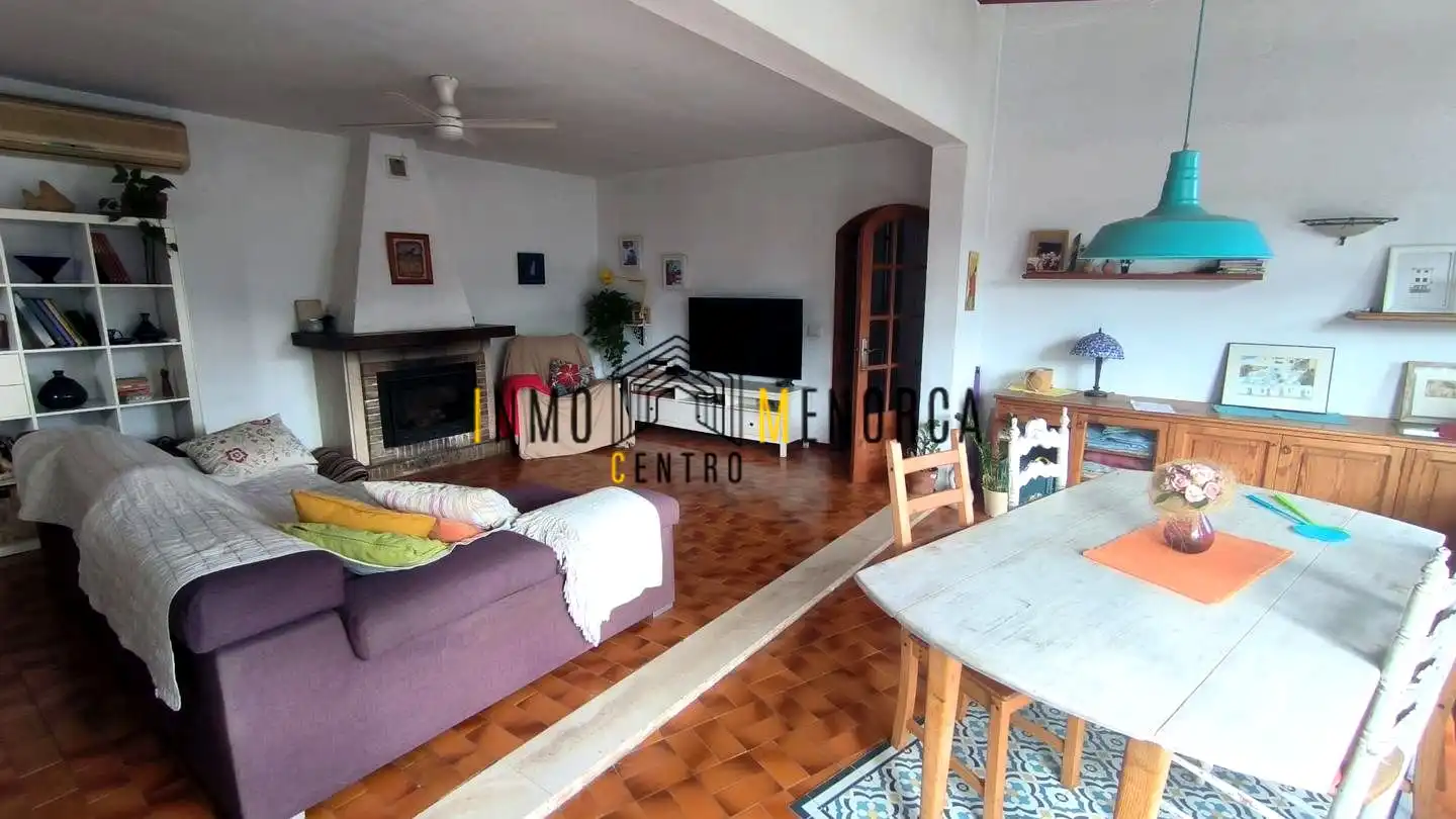 Sala d'estar de Finca rústica en venda en Ciutadella de Menorca amb Jardí privat, Terrassa i Piscina