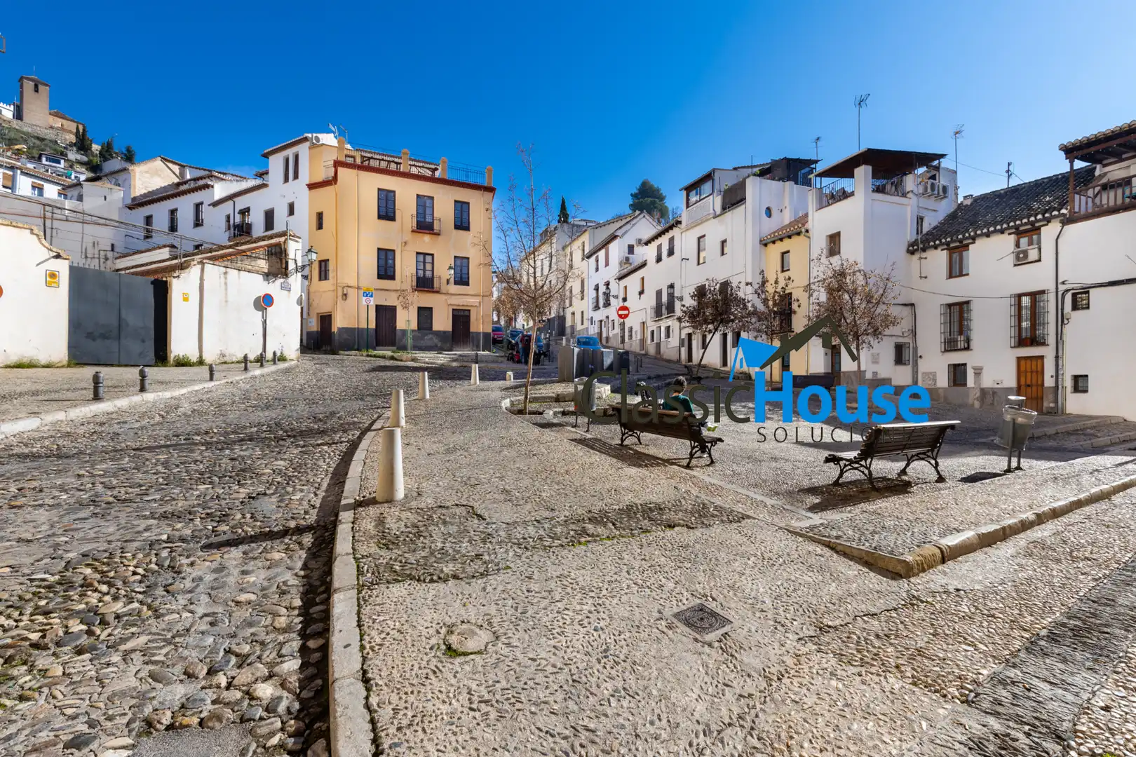 Vista exterior de Casa adosada en venta en Granada con Terraza, Amueblado y Horno