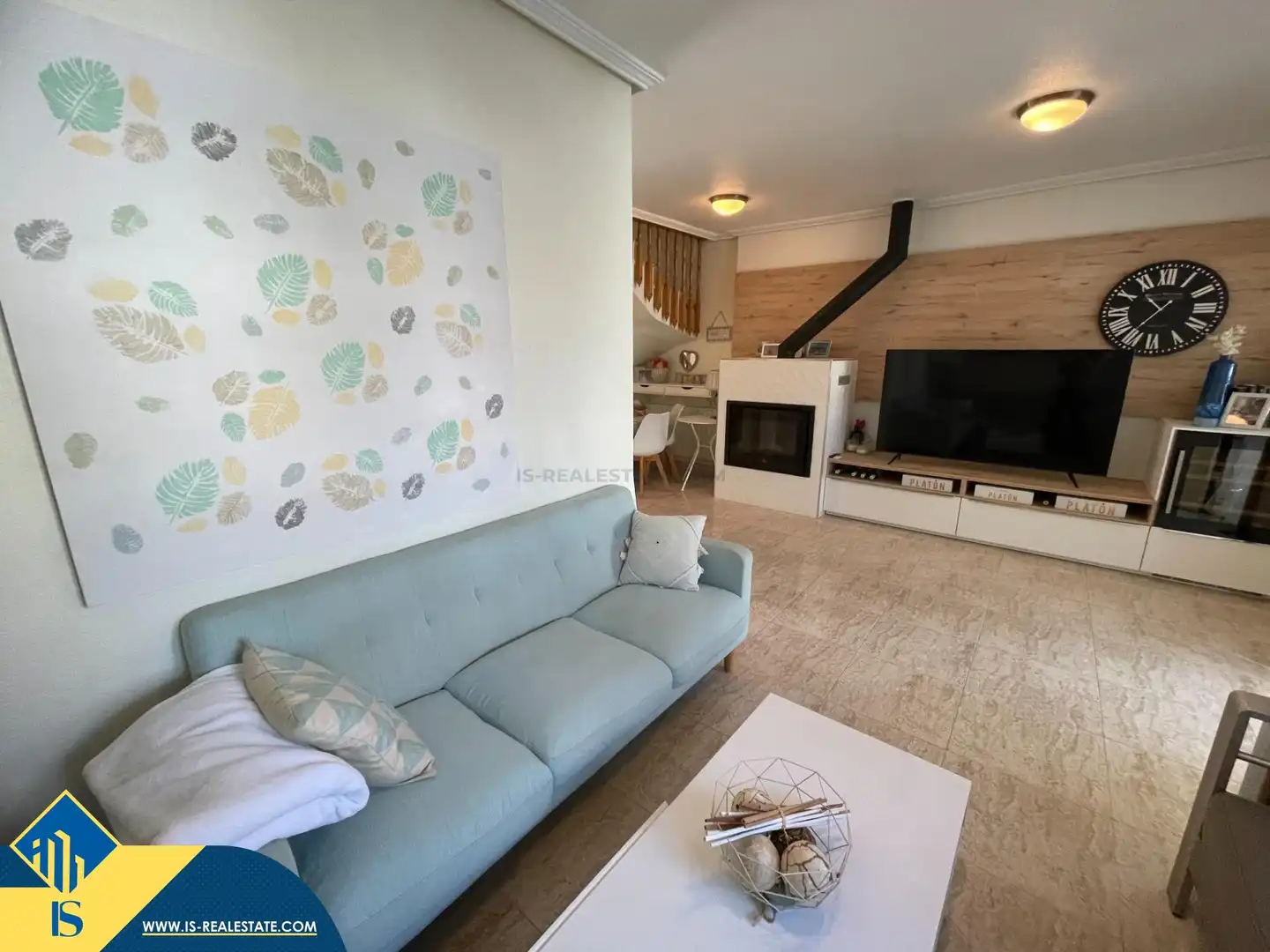 Wohnzimmer von Maisonette zum Verkauf in Pilar de la Horadada mit Terrasse, Schwimmbad und Möbliert