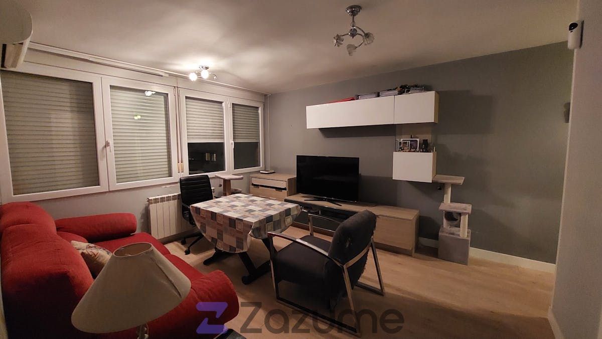 Sala d'estar de Pis de lloguer en  Madrid Capital amb Aire condicionat, Calefacció i Parquet