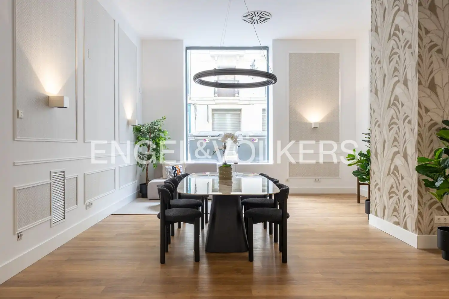 Comedor de Piso de alquiler en Valencia con Aire acondicionado, Calefacción y Jardín privado