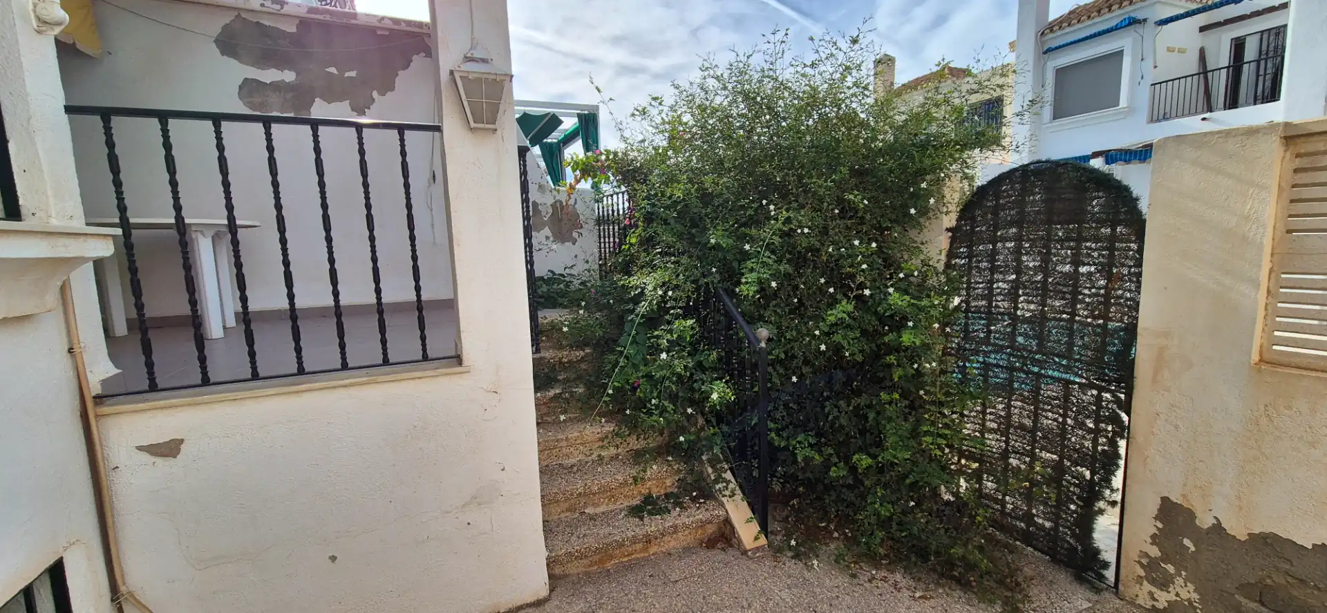 Jardín de Casa adosada en venta en Roquetas de Mar con Aire acondicionado, Terraza y Piscina