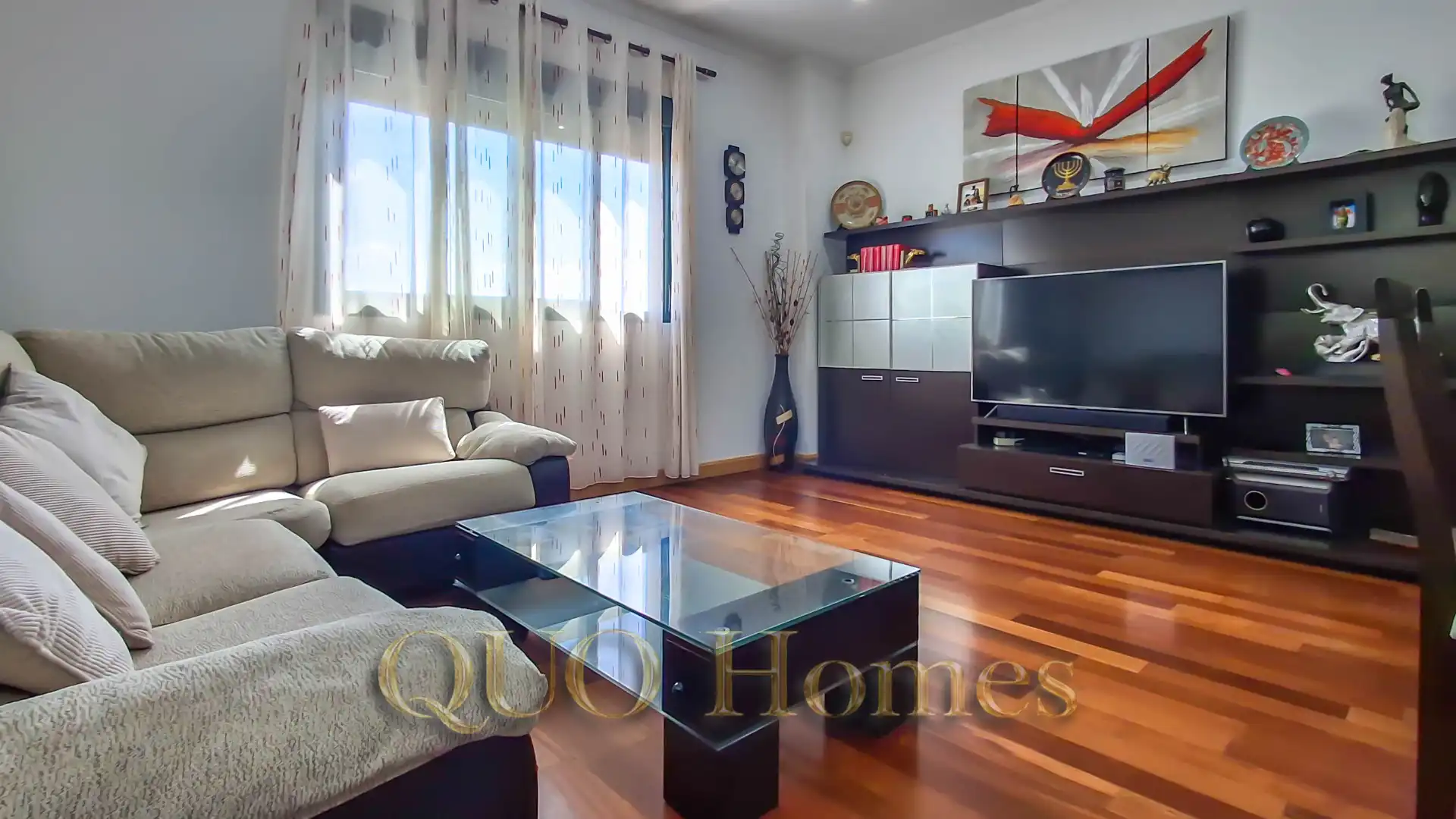 Sala de estar de Piso en venta en Jerez de la Frontera con Aire acondicionado, Jardín privado y Trastero