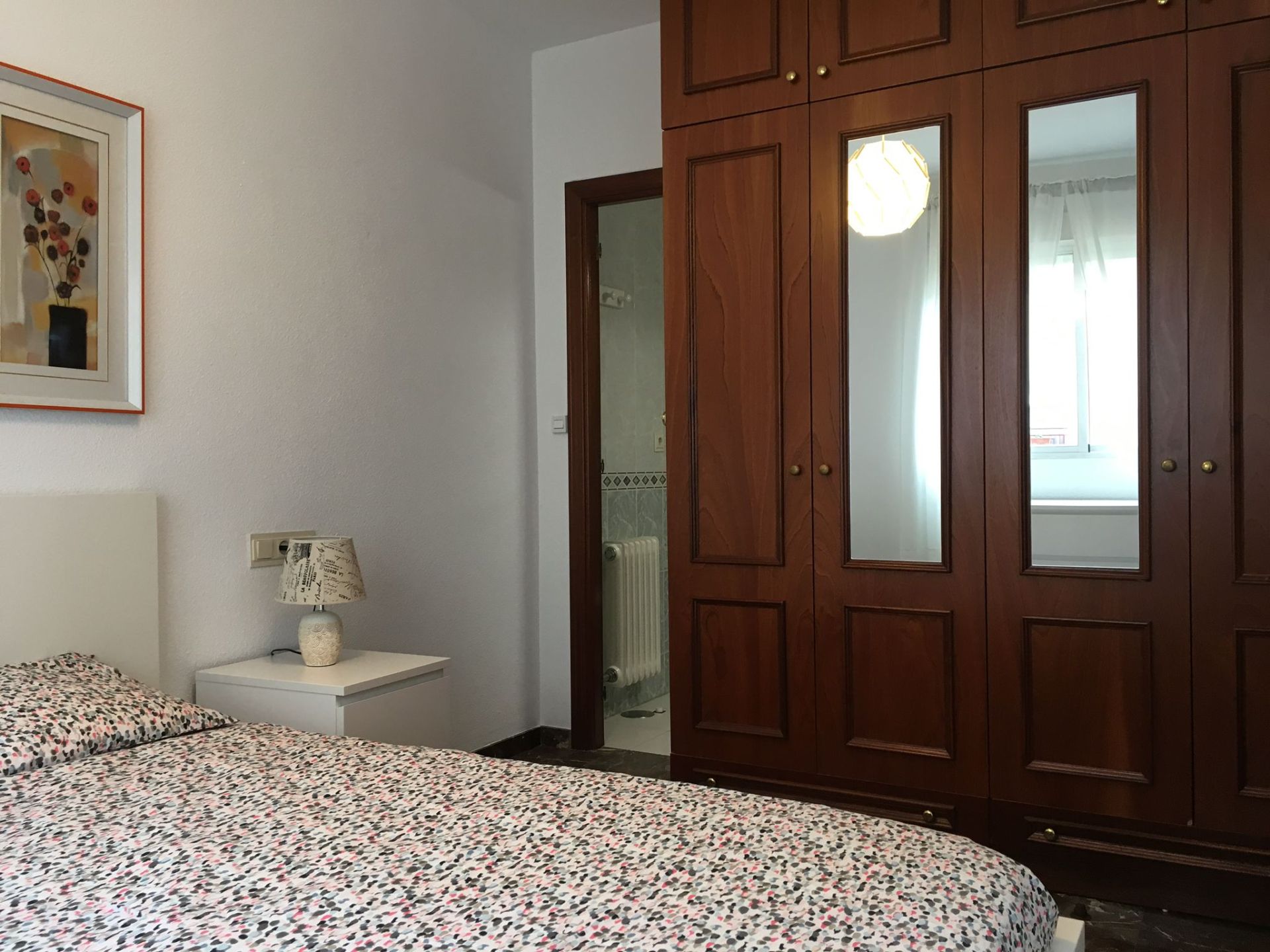 Bedroom of Apartment to rent in  Granada Capital  with Air Conditioner, Heating and Furnished