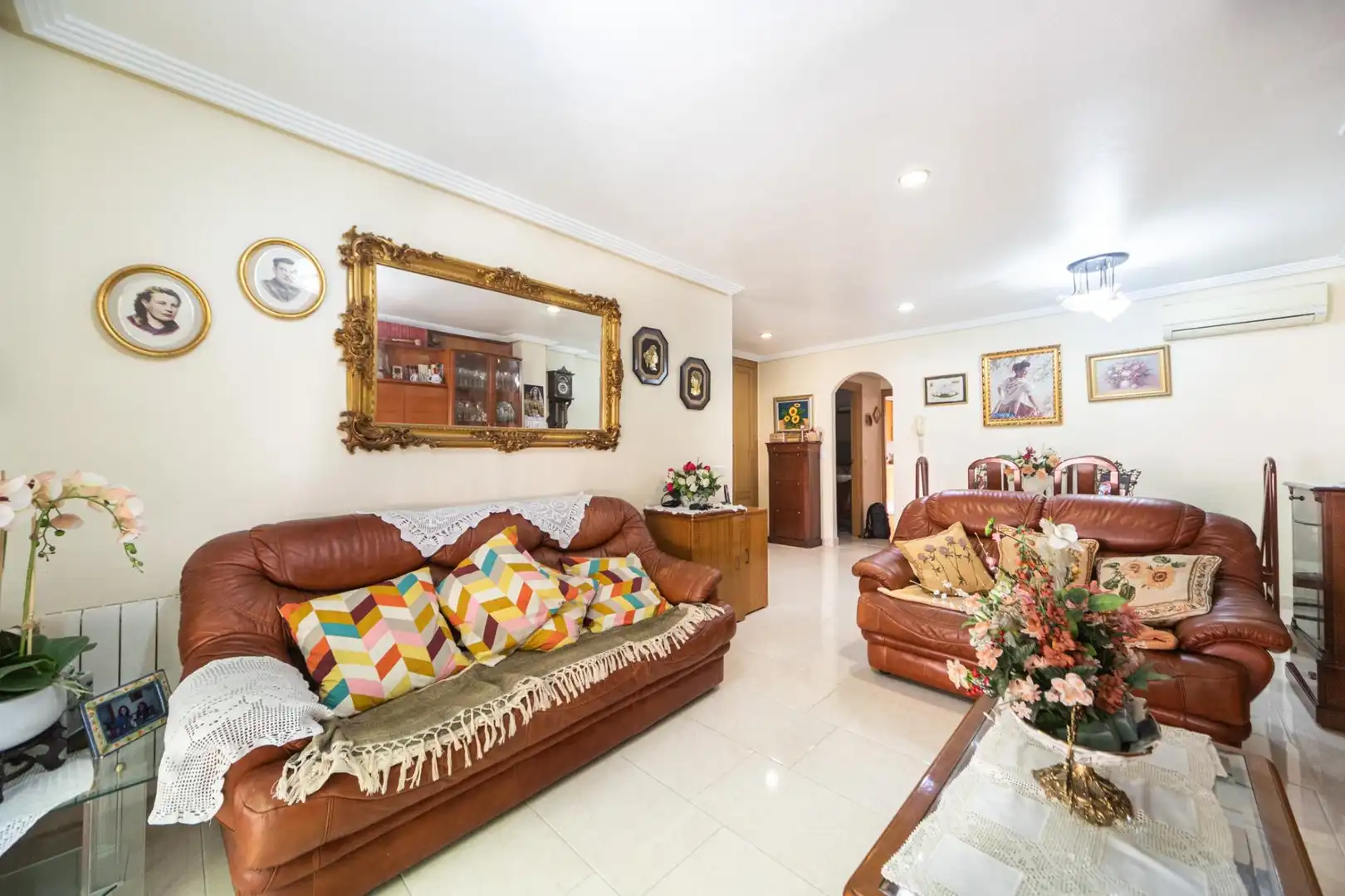 Sala de estar de Dúplex en venta en Alcantarilla con Aire acondicionado, Calefacción y Terraza