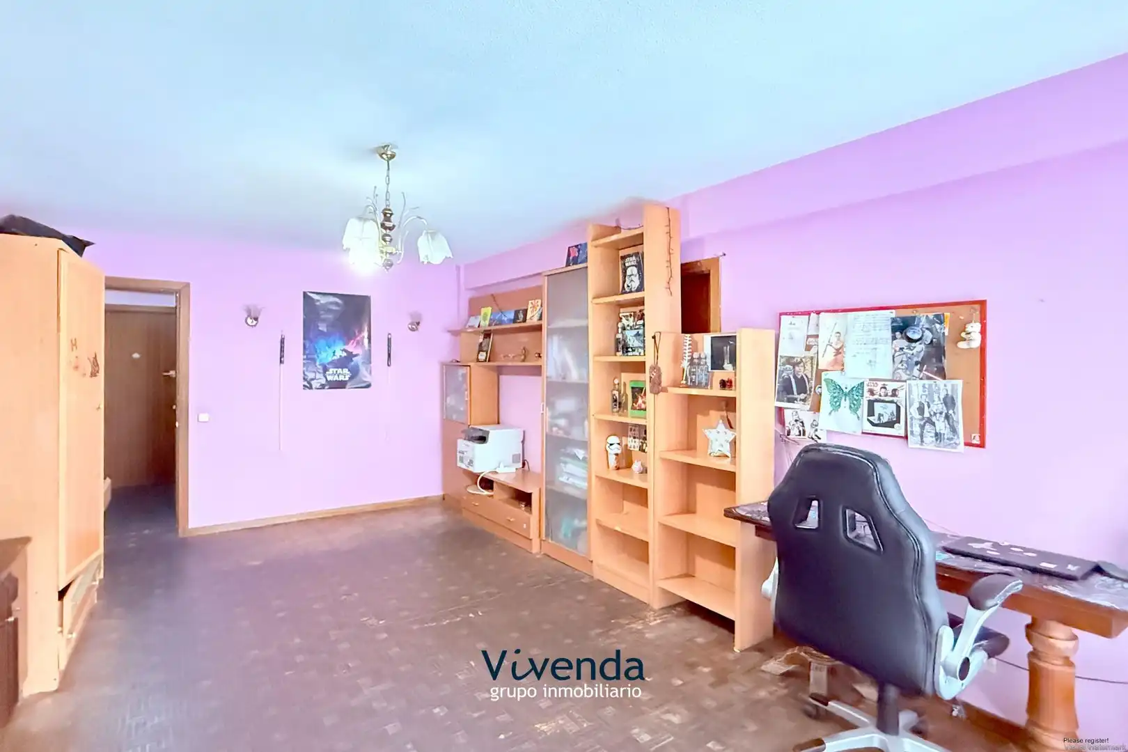 Bedroom of Flat for sale in Móstoles  with Heating, Parquet flooring and Terrace
