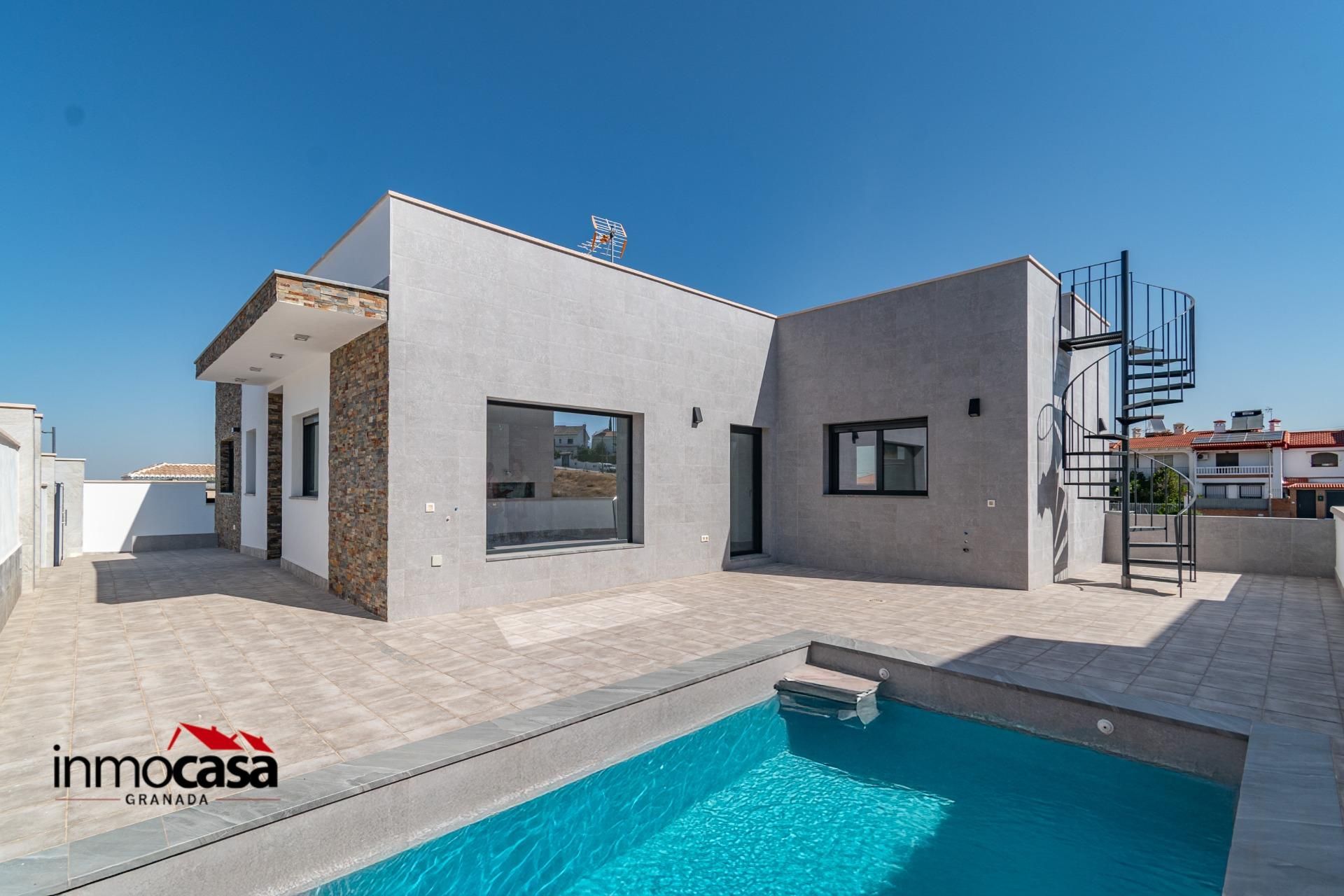 Swimming pool of House or chalet for sale in La Zubia