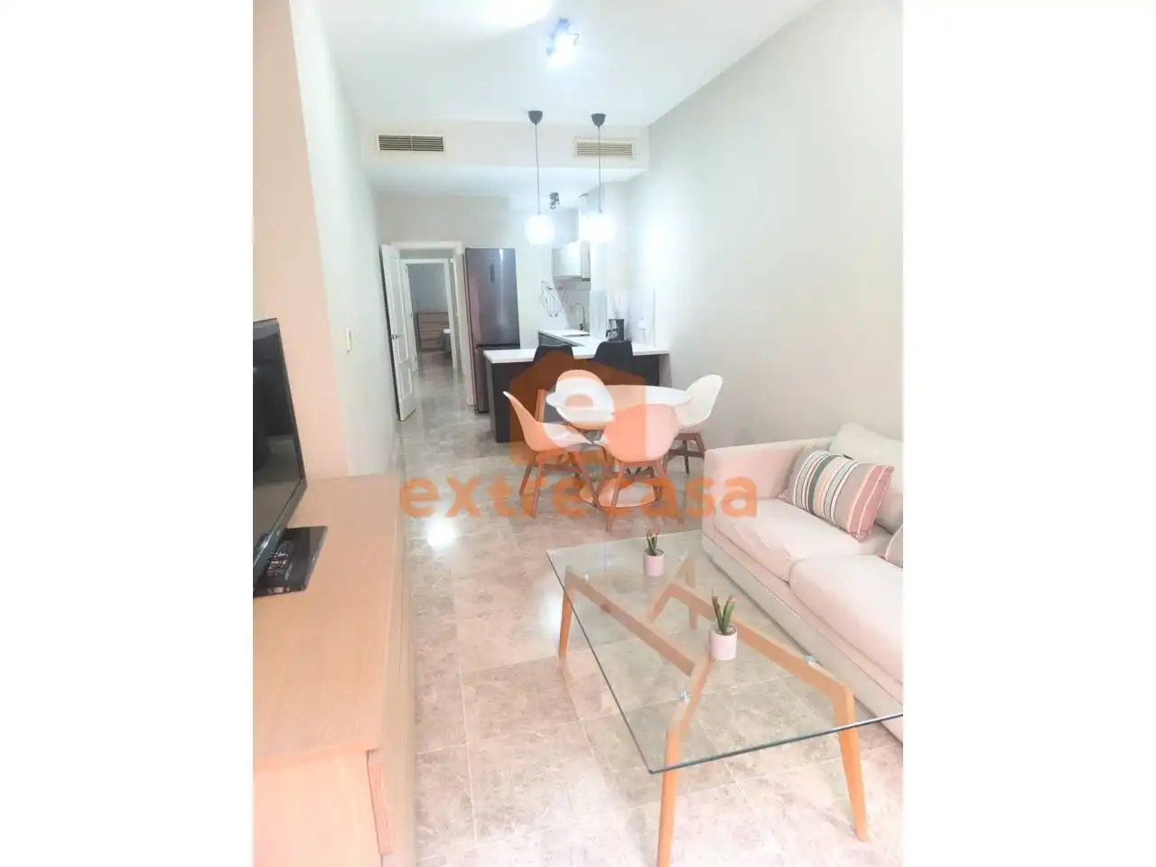 Sala d'estar de Apartament de lloguer en Badajoz amb Aire condicionat, Traster i Moblat