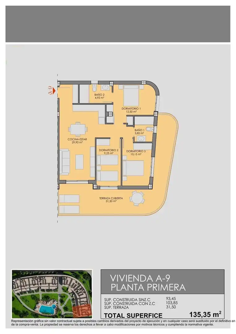 Appartement compact avec terrasse à vendre à Las Lomas de Rame - Bahía Bella, imagen 31