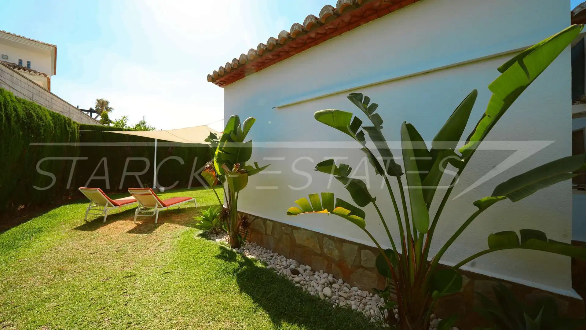 Jardí de Casa o xalet en venda en Beniarbeig amb Aire condicionat i Piscina