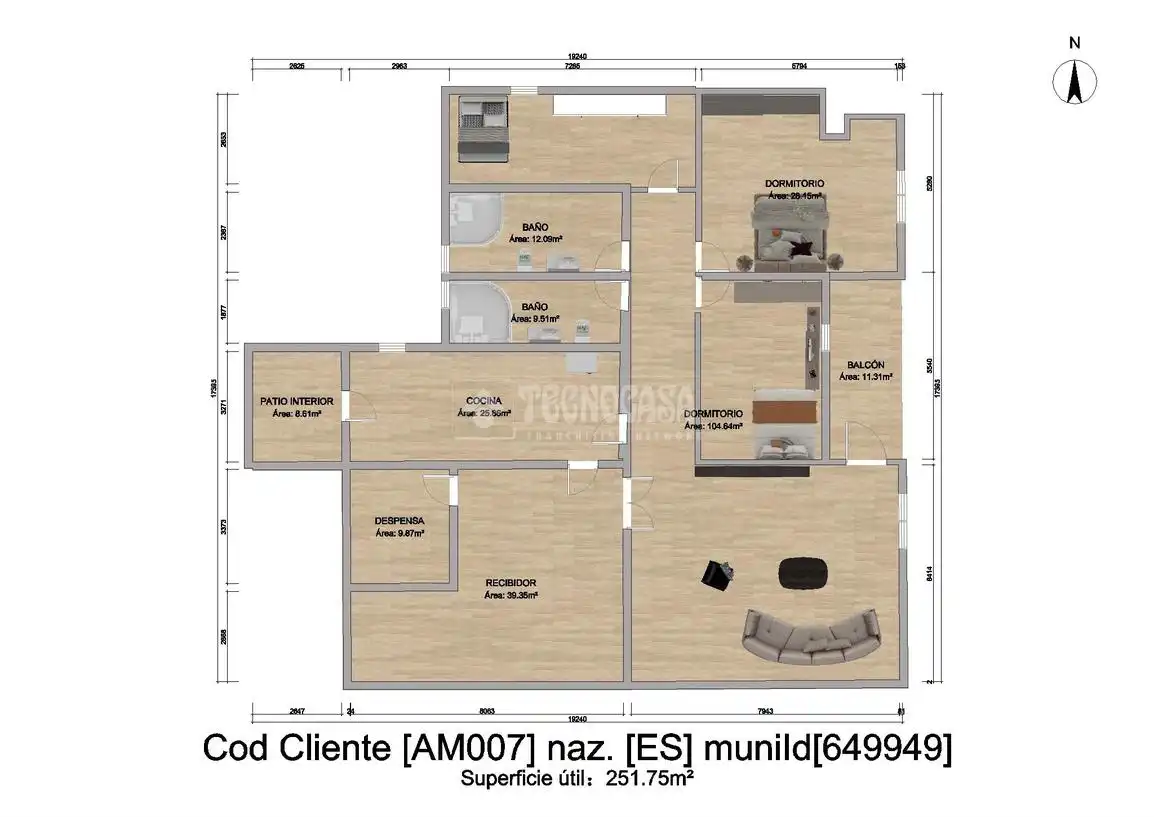 Flat for sale in Almería