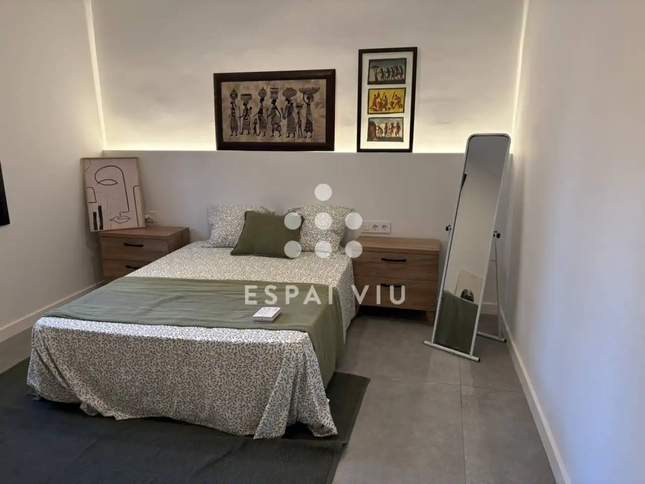 Schlafzimmer von Haus oder Chalet zum Verkauf in Terrassa mit Klimaanlage, Heizung und Privatgarten