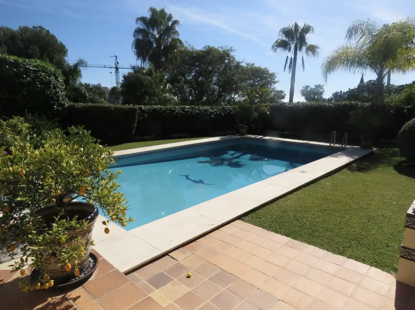 Piscina de Casa o chalet en venta en Benahavís con Aire acondicionado, Calefacción y Jardín privado