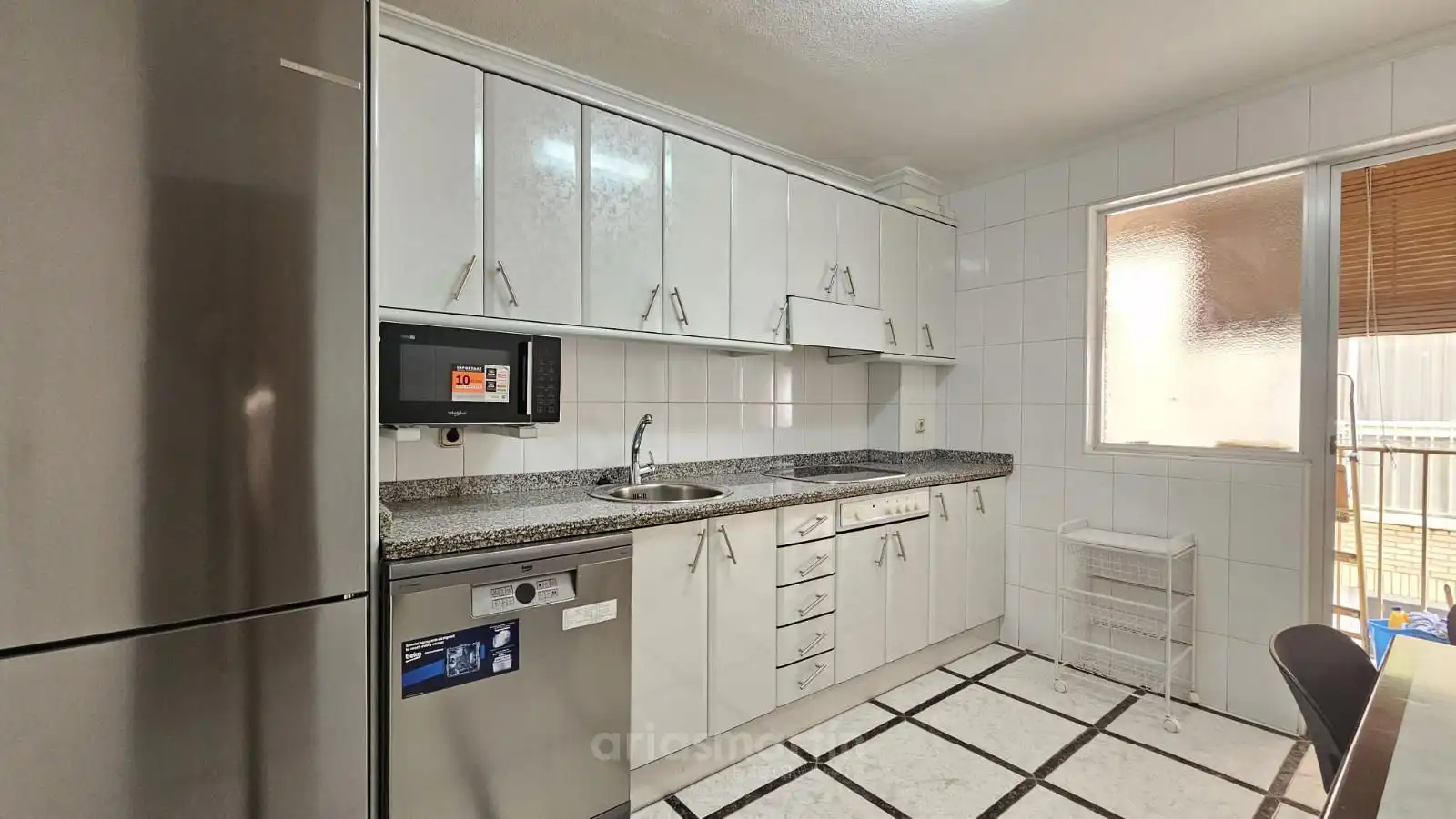 Kitchen of Flat for rent in Salamanca  with Heating, Terrace and Furnished