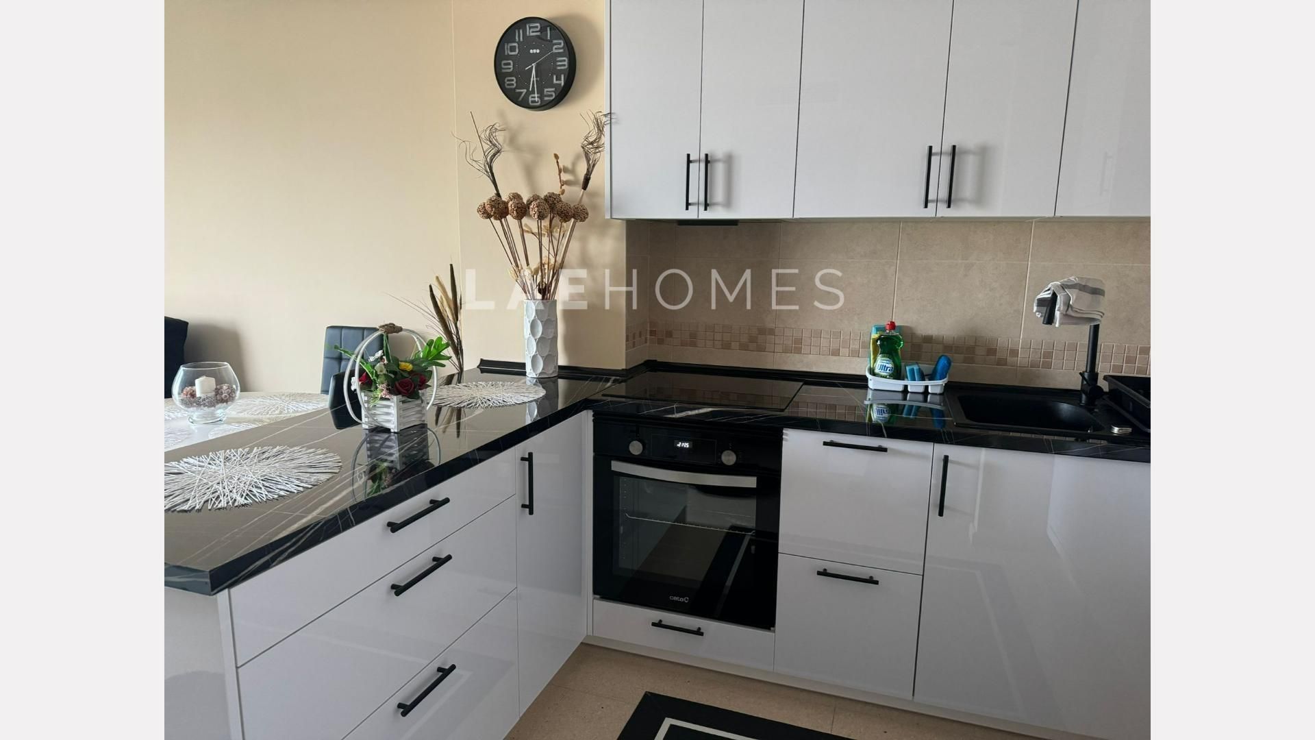 Cocina de Apartamento en venta en Guardamar del Segura con Aire acondicionado, Terraza y Piscina comunitaria