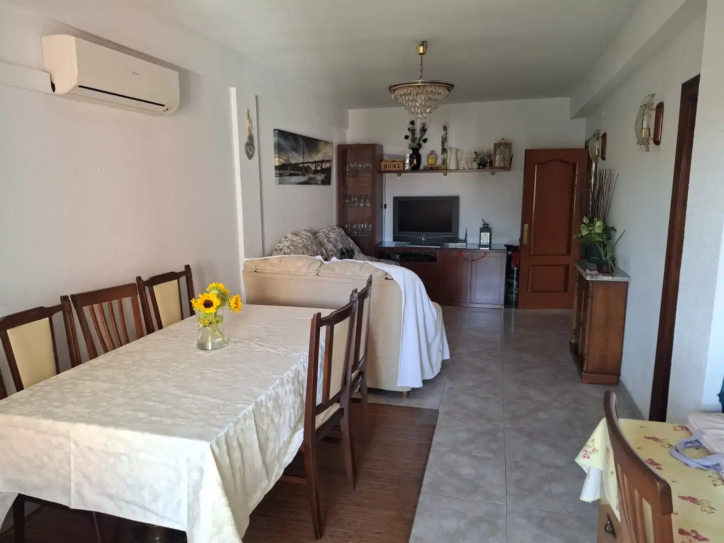 Sala de estar de Piso en venta en Málaga con Amueblado