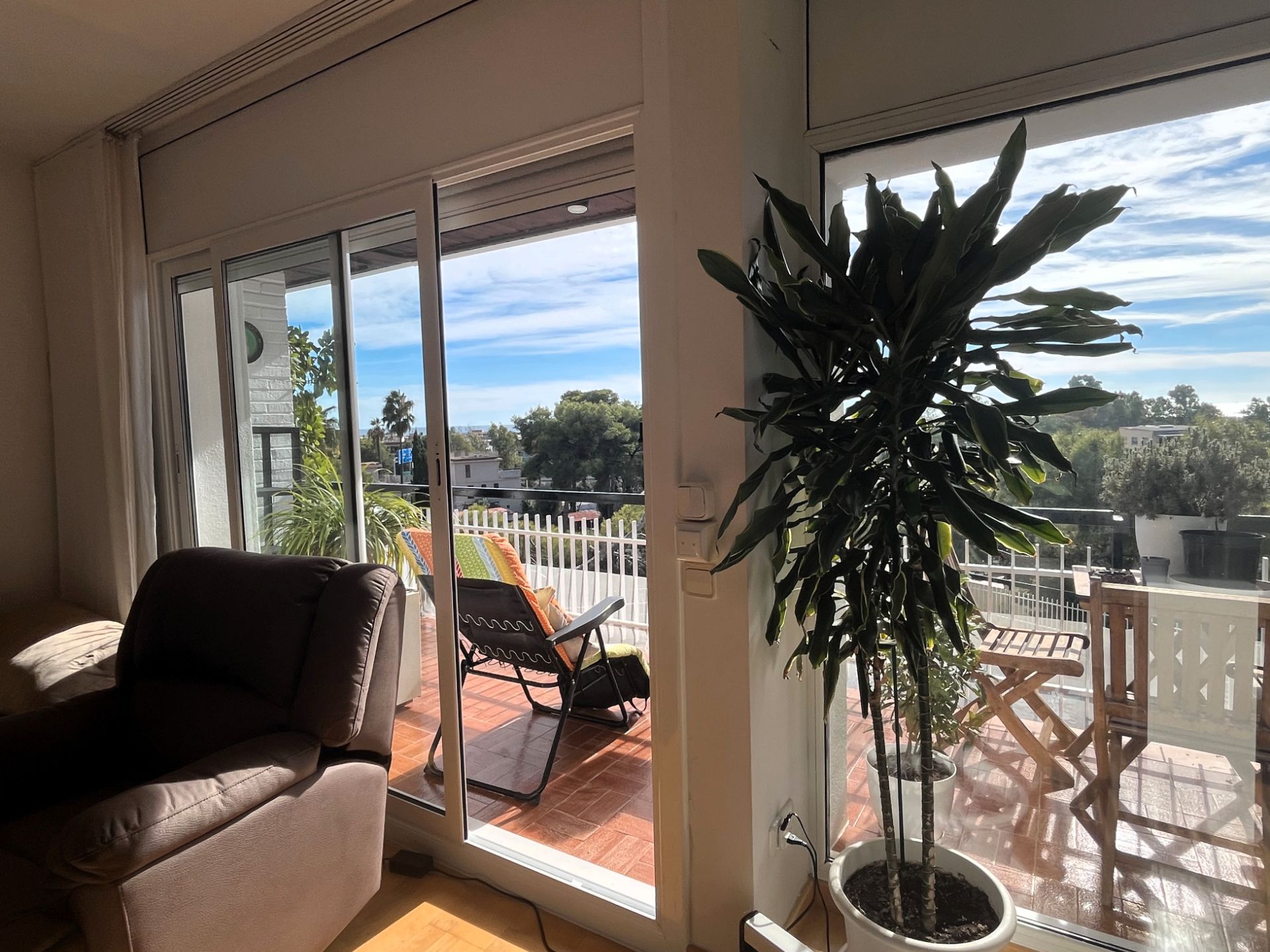 Balcony of Flat to rent in Castelldefels  with Air Conditioner, Heating and Terrace