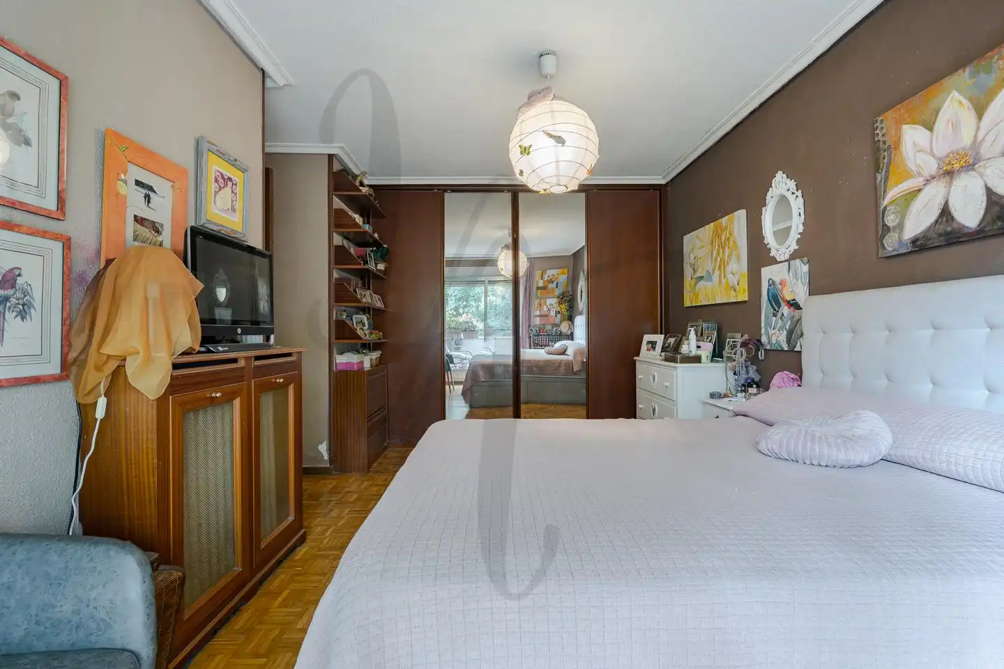 Bedroom of Flat for sale in San Sebastián de los Reyes  with Heating, Parquet flooring and Terrace