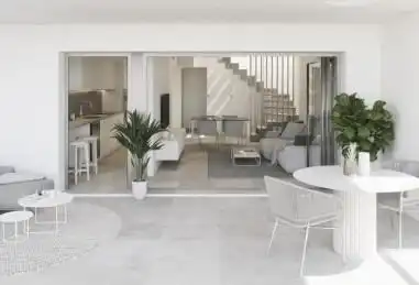 Sala de estar de Dúplex en venta en Castellón de la Plana / Castelló de la Plana con Terraza